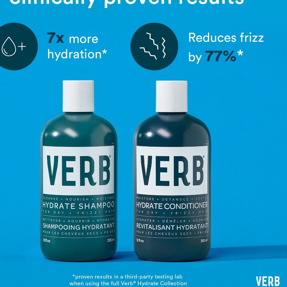 Verb Hydrate Shampoo and Conditioner 12oz each